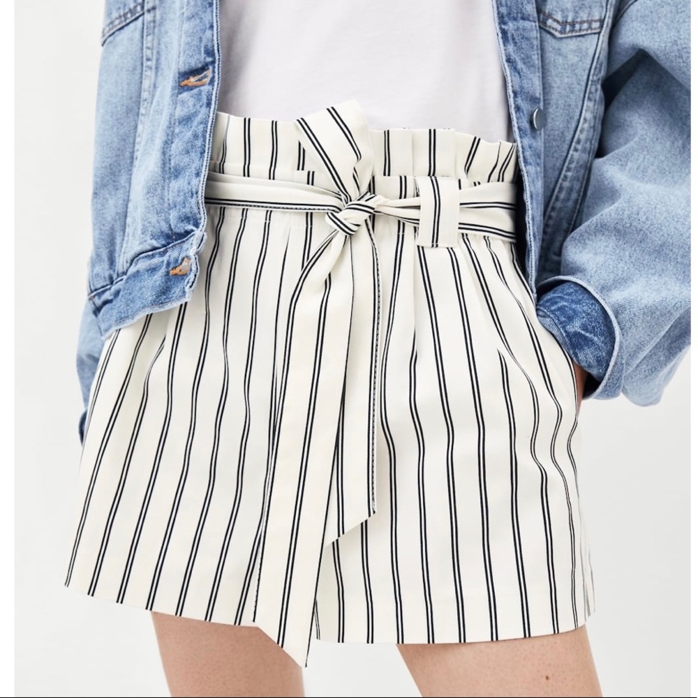 Zara Paper Bag Shorts